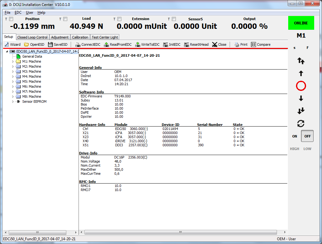 Doli Konfigürasyon Yazılımı